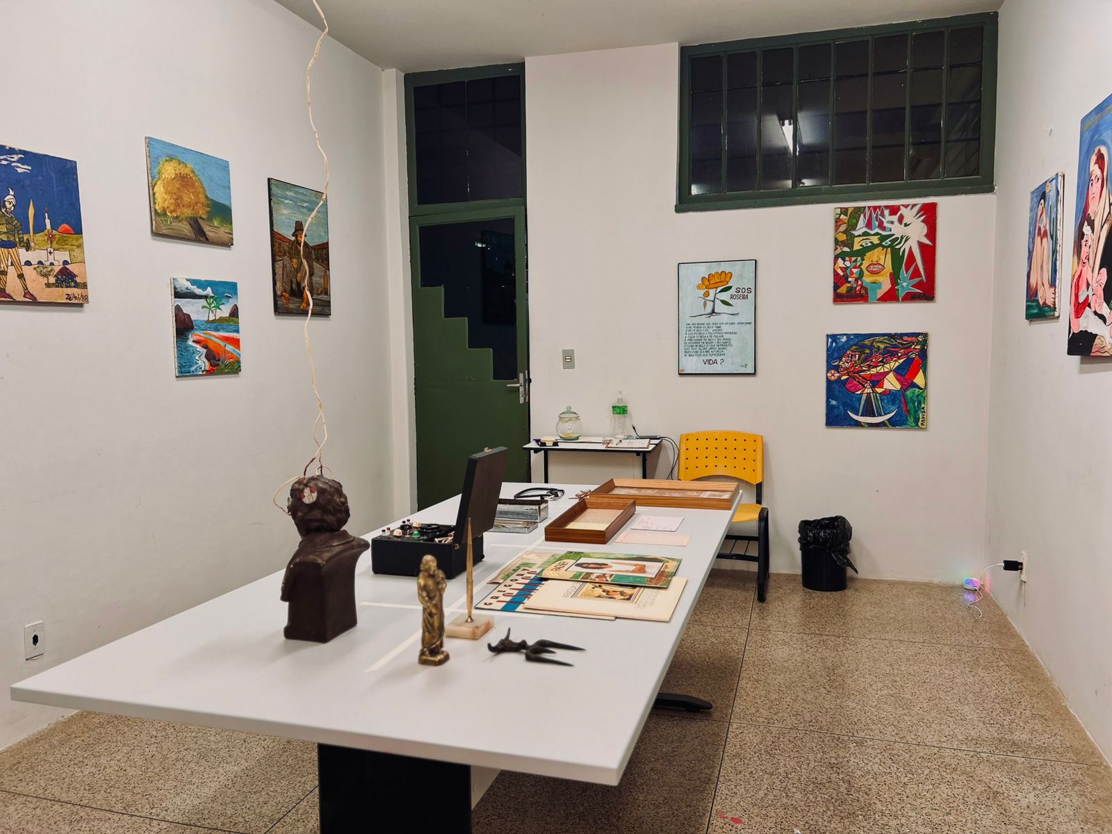 Exposição sobre o Meduna