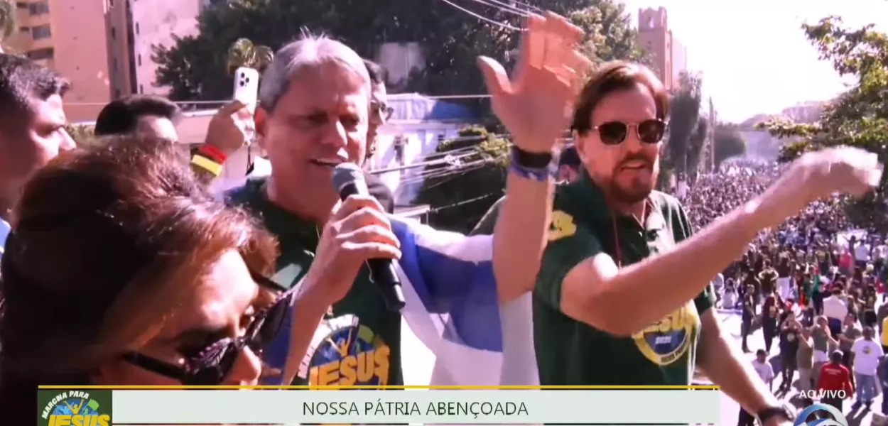 Tarcísio de Freitas e Estevam Hernandes