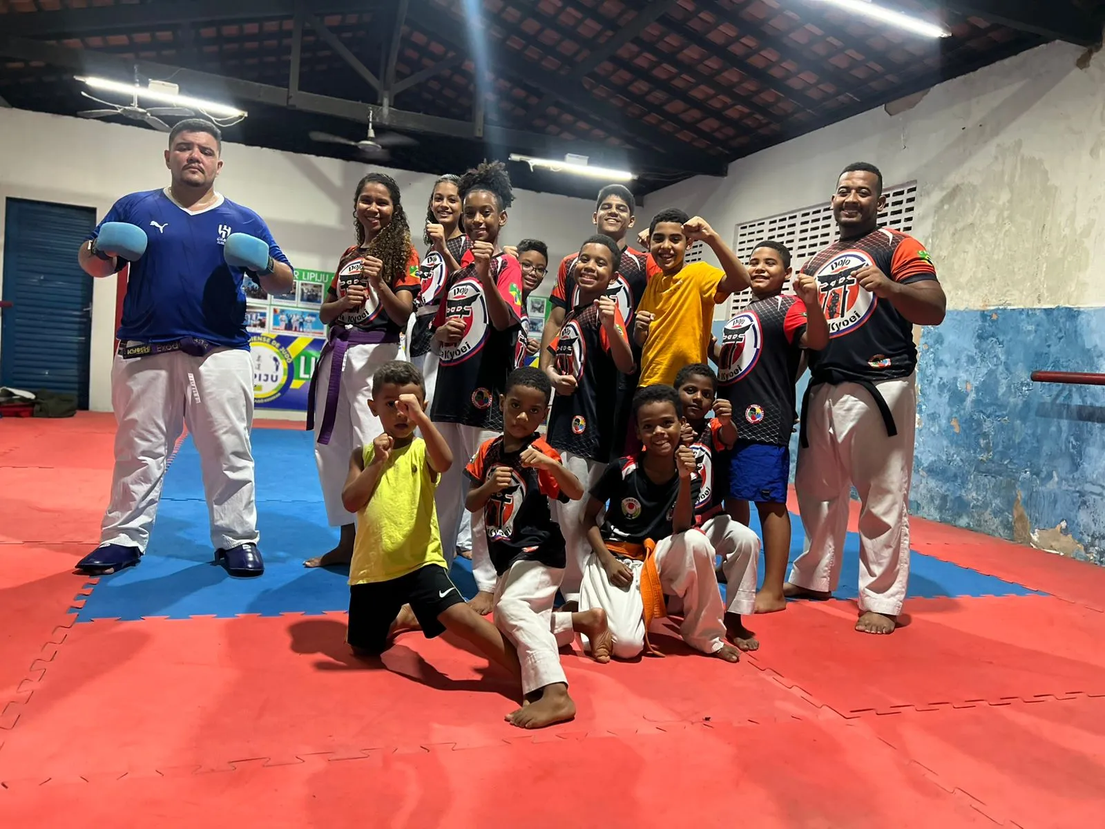 Alunos do Dojo Jita Kyoei