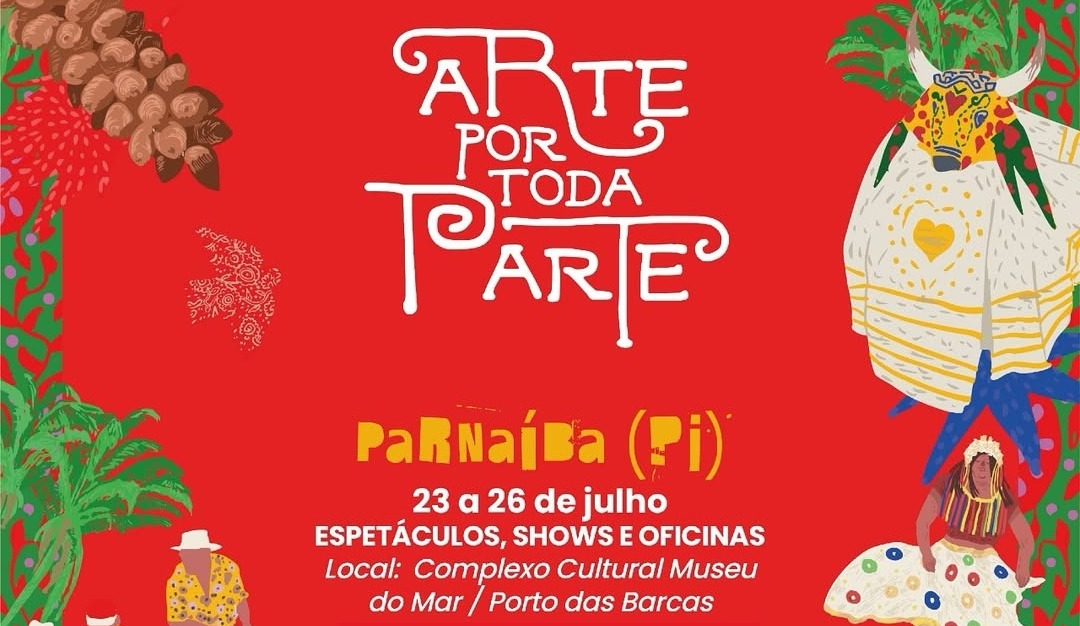 O evento acontece entre os dias 23 e 26 de julho no Museu do Mar, em Parnaíba