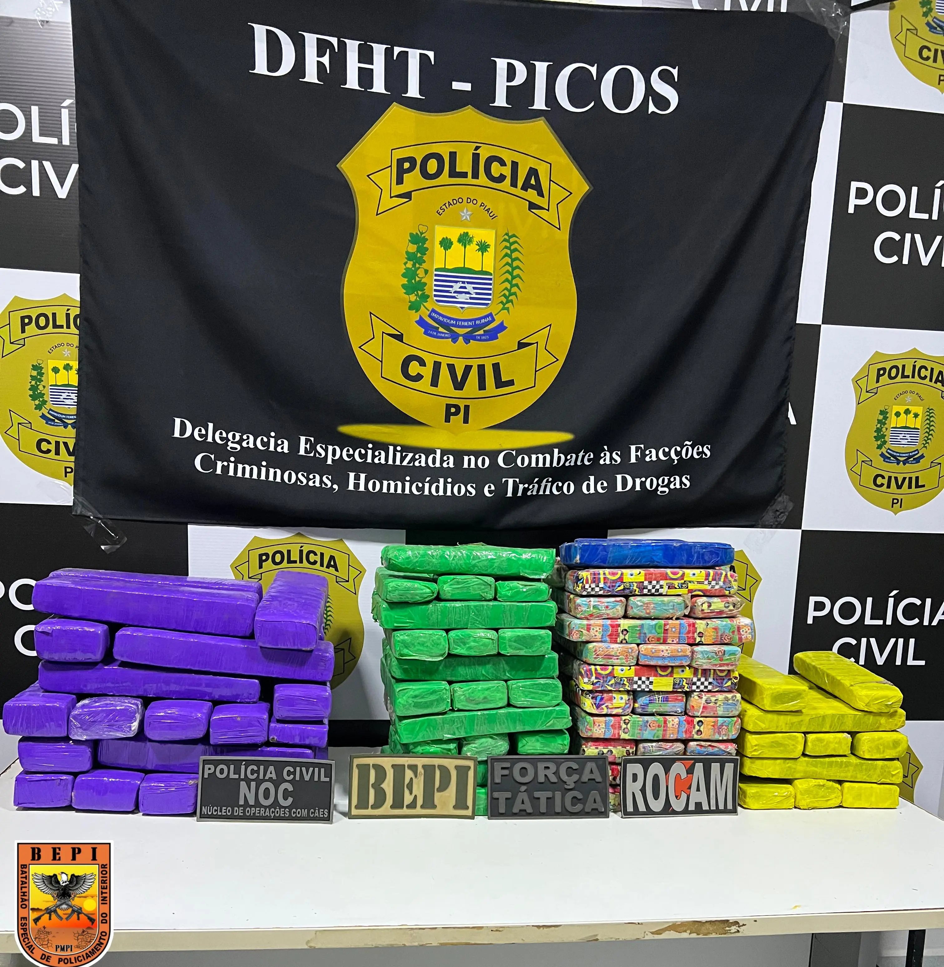 100 tabletes de maconha