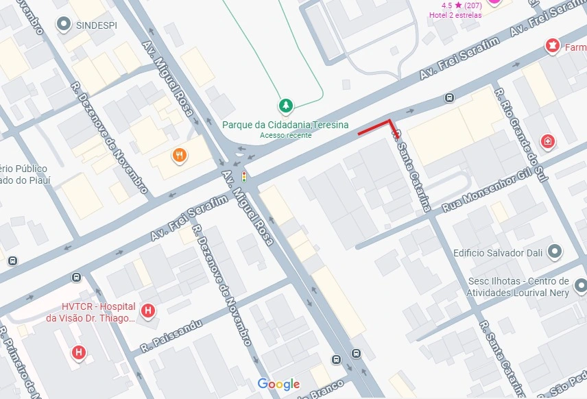 Trecho da Avenida Frei Serafim