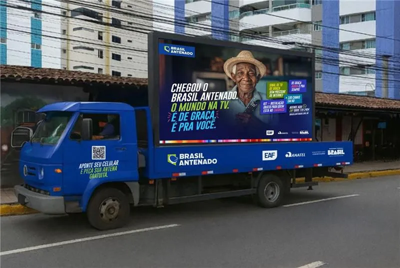 Cinema Itinerante do programa Brasil Antenado