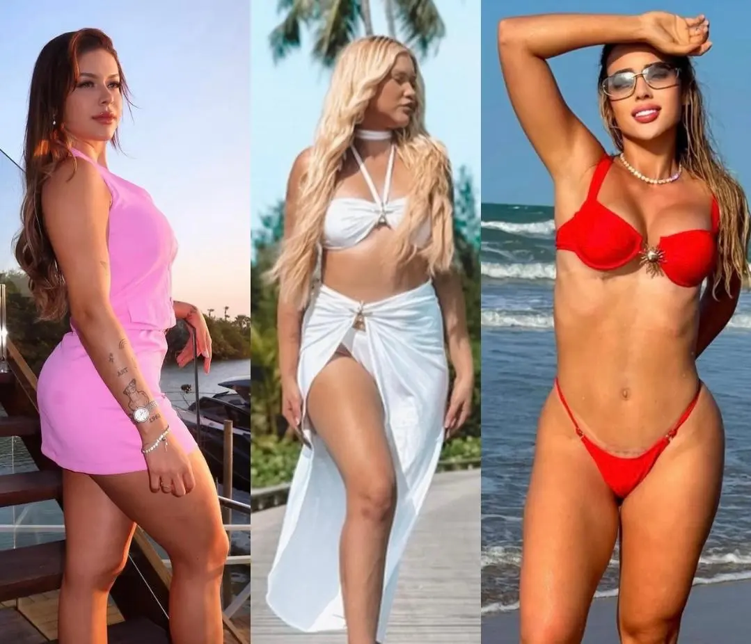 Thaisa Costa, Tereza Fazendinha e Emília Brito