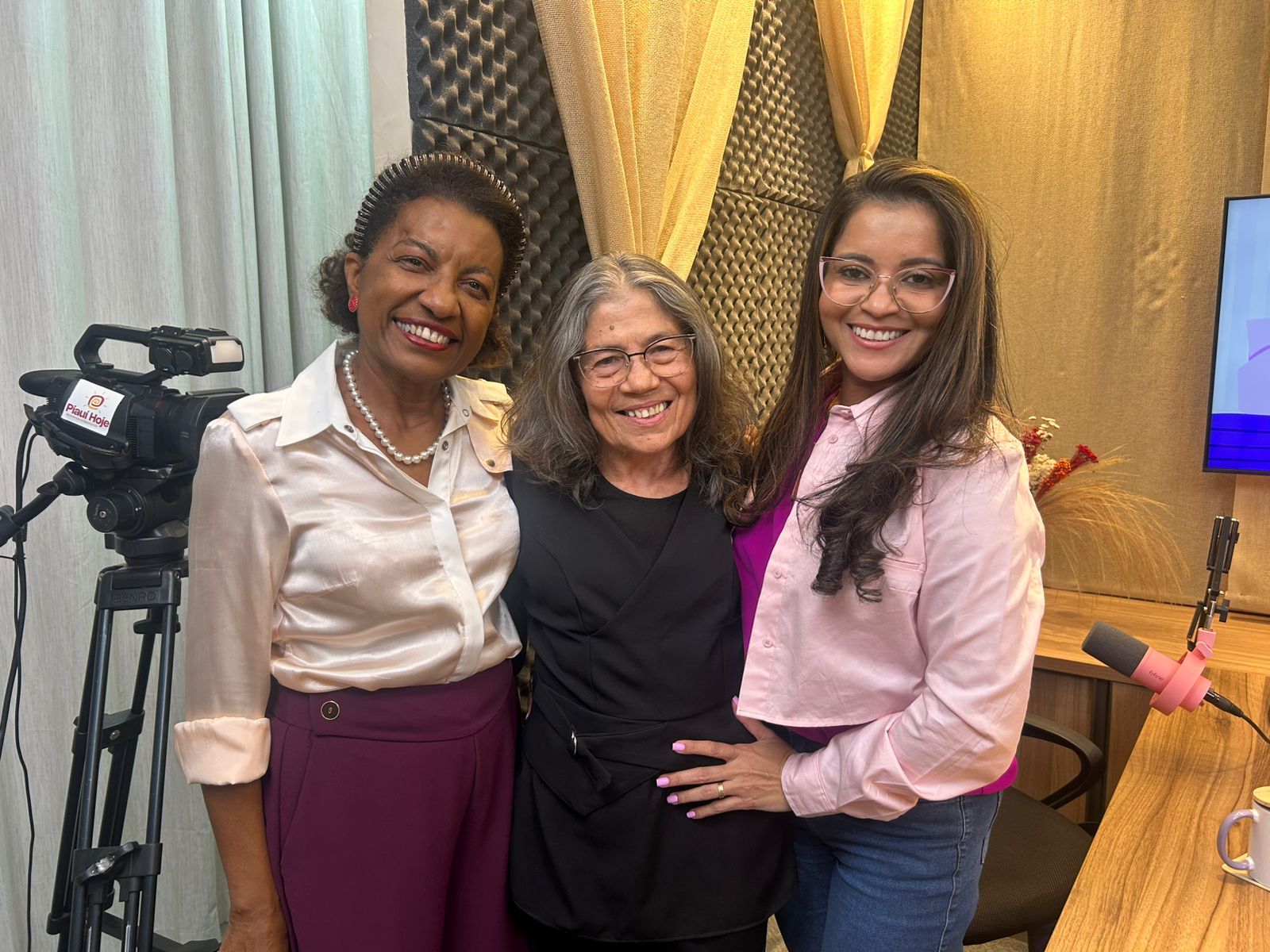 Rosário Bezerra, Balbina Maria de Jesus e Michele Sâmia
