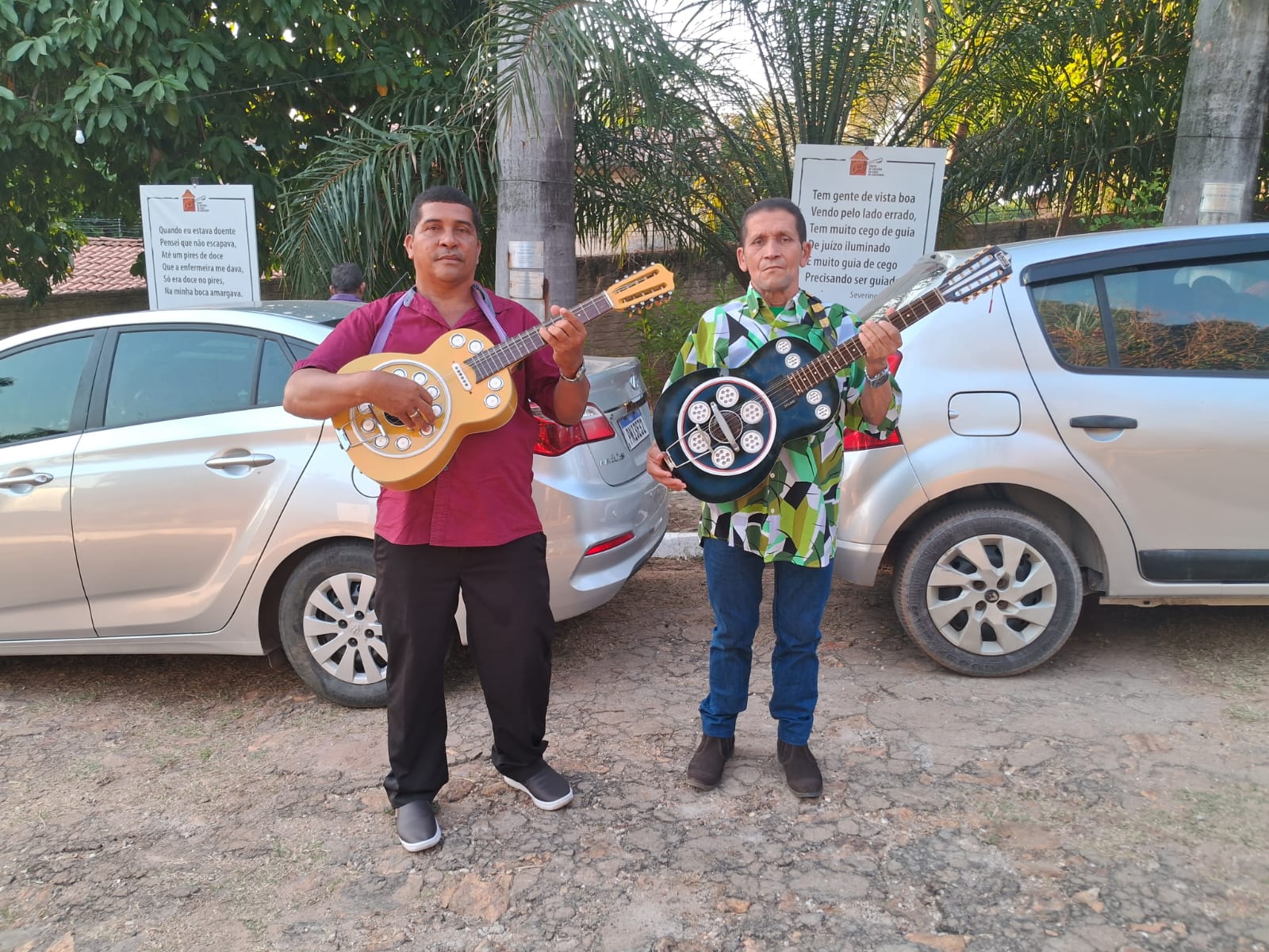 Dupla de repetista se apresenta no Festival da Cruviana