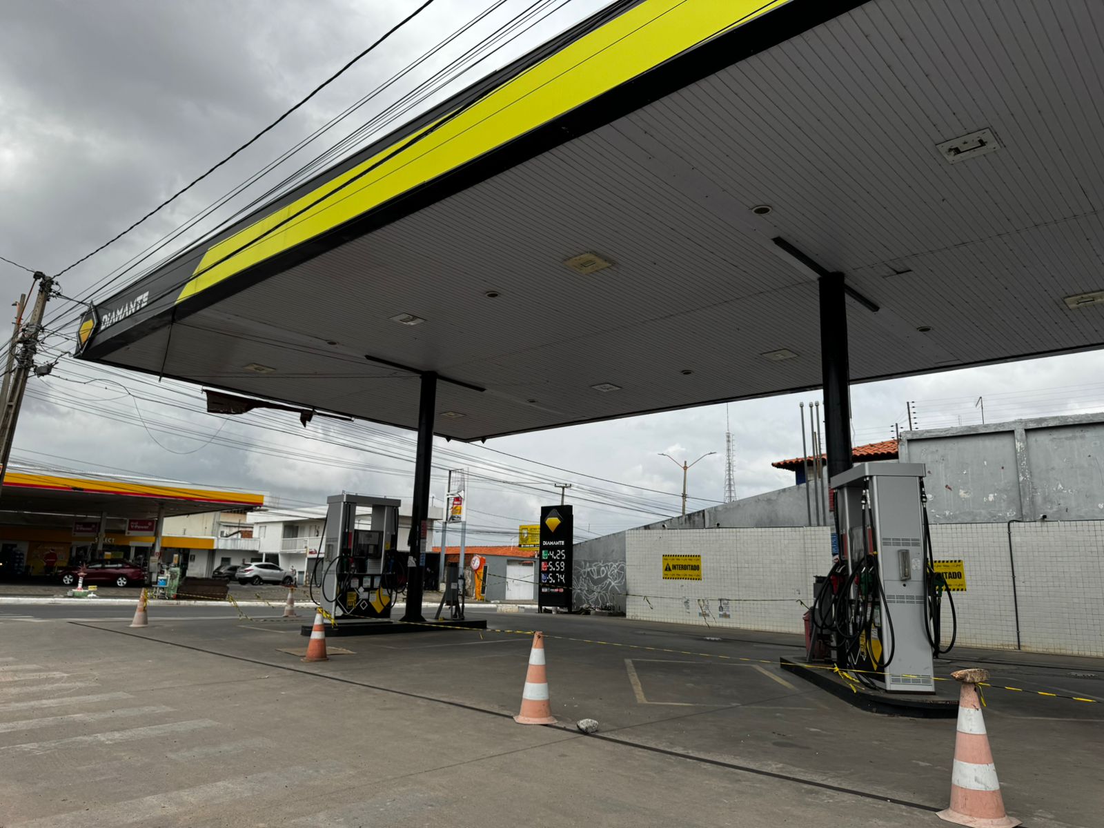 Posto HD Diamantes interditado durante a Operação Carbono Oculto